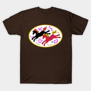 Happy Galloping Ponies T-Shirt